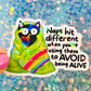 Naps Hit Different Holographic Sticker