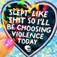 Slept Like Shit Holographic Sticker
