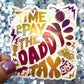 Dungeon Crawler Carl Daddy Tax Rainbow Reflective Sticker