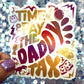 Dungeon Crawler Carl Daddy Tax Rainbow Reflective Sticker