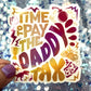 Dungeon Crawler Carl Daddy Tax Rainbow Reflective Sticker