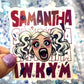 Dungeon Crawler Carl Samantha IWKYM Rainbow Reflective Sticker