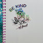 Be Kind… of Feral Raccoon Holographic Sticker