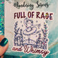 Full of Rage and Whimsy Holographic Ballerina Frog Sticker