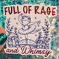 Full of Rage and Whimsy Holographic Ballerina Frog Sticker
