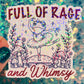 Full of Rage and Whimsy Holographic Ballerina Frog Sticker
