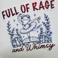 Full of Rage and Whimsy Holographic Ballerina Frog Sticker