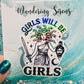 Girls Will Be Girls Holographic Medusa Feminine Rage Sticker