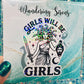 Girls Will Be Girls Holographic Medusa Feminine Rage Sticker