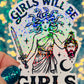 Girls Will Be Girls Holographic Medusa Feminine Rage Sticker