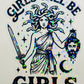 Girls Will Be Girls Holographic Medusa Feminine Rage Sticker