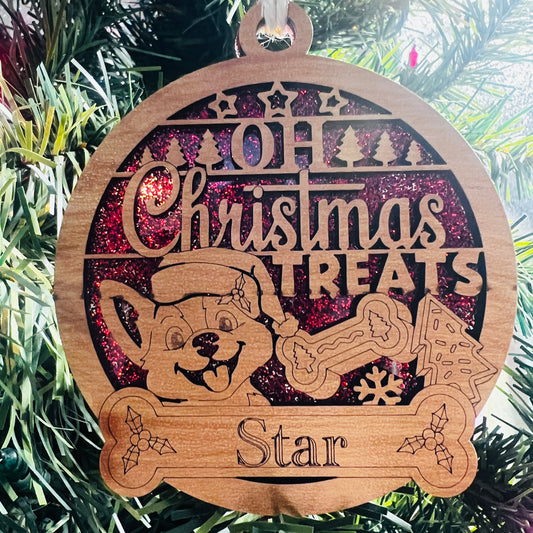 Oh Christmas Treats Christmas Ornament Handmade