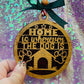 Home is Wherever the Dog Is Christmas Ornament Handmade