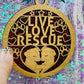 Live Love Rescue Christmas Ornament Handmade