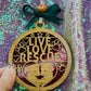 Live Love Rescue Christmas Ornament Handmade