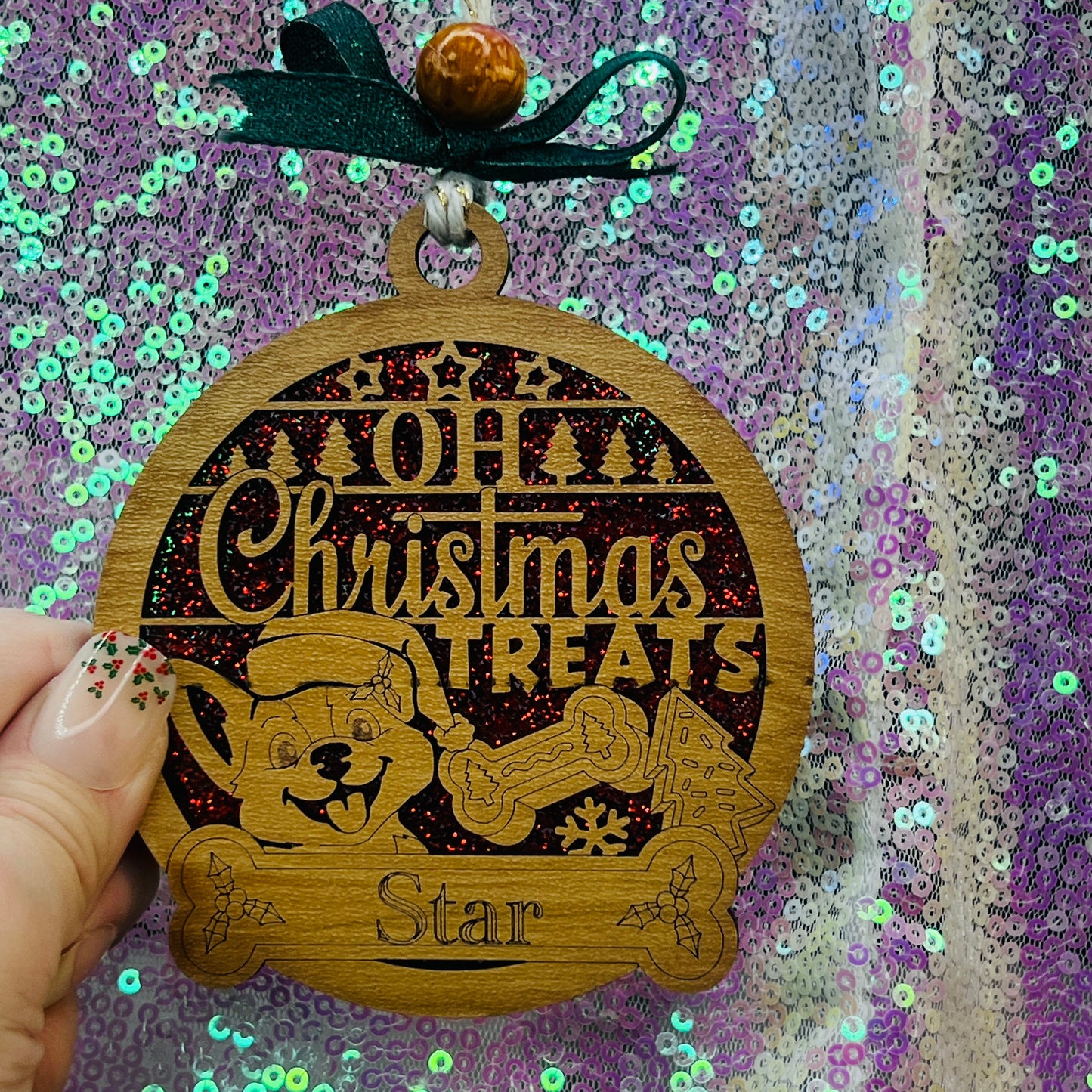 Oh Christmas Treats Christmas Ornament Handmade