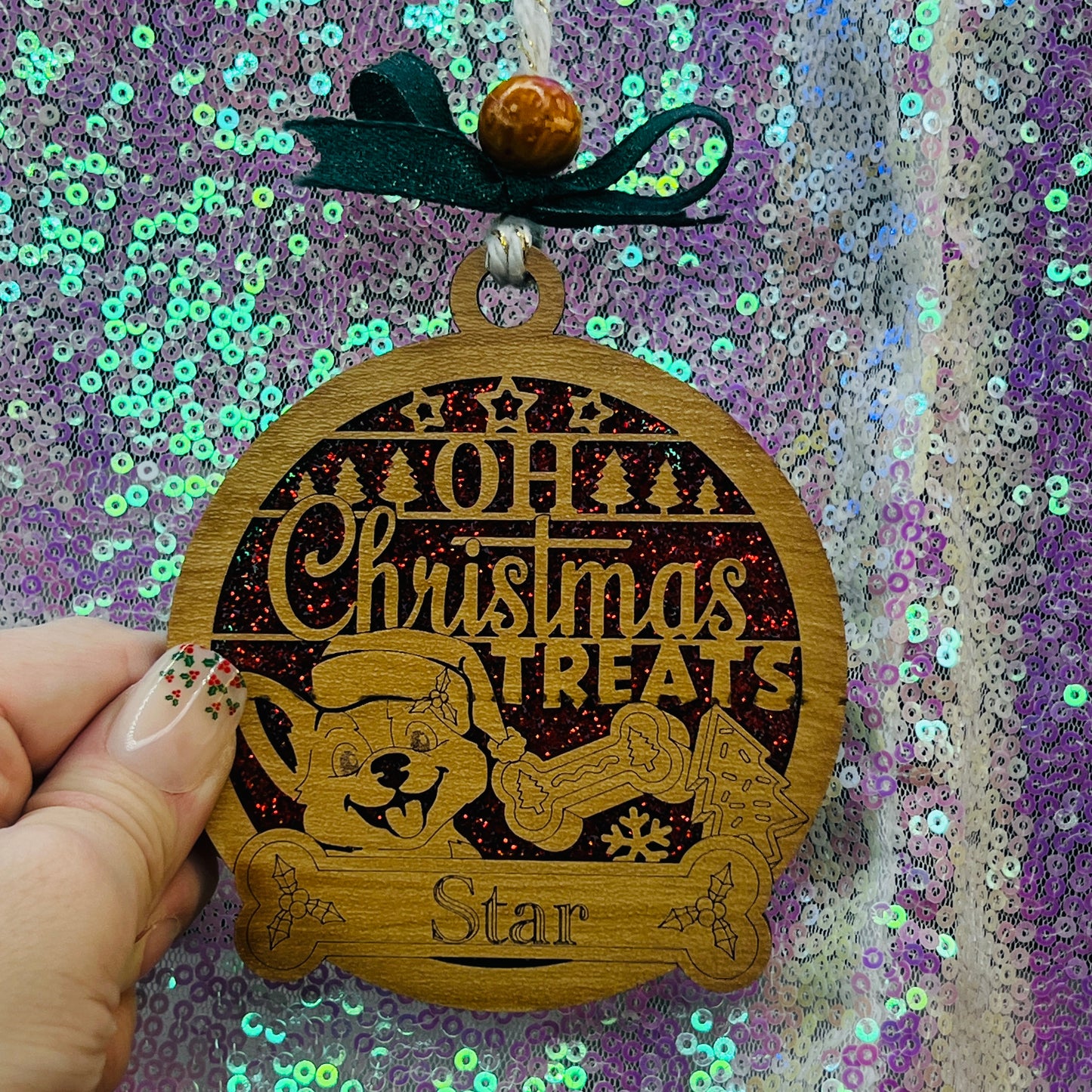 Oh Christmas Treats Christmas Ornament Handmade