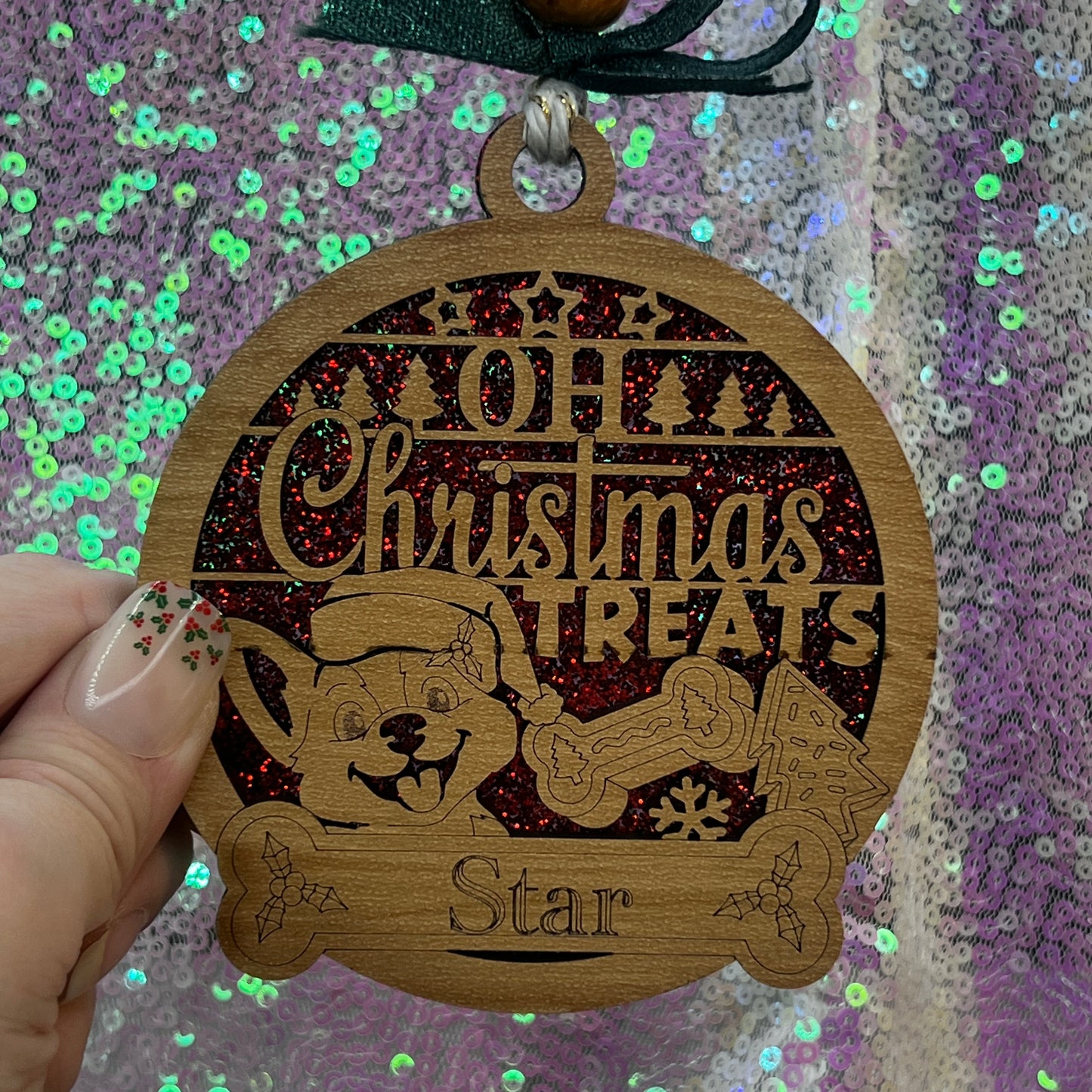 Oh Christmas Treats Christmas Ornament Handmade