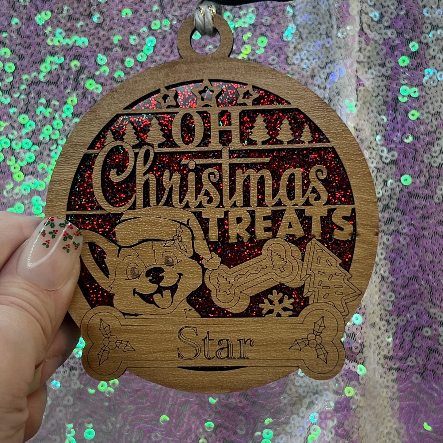 Oh Christmas Treats Christmas Ornament Handmade