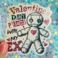 Valentine’s Day Plans With My Ex Holographic Sticker