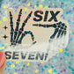 I’m Six Seven Funny Meme Holographic Sticker
