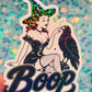 Boop Witch and Raven Holographic Sticker