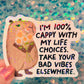 Cappy Capybara Holographic Sticker – Life Choices