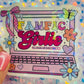 Fanfic Girlie Holographic Bookish Laptop Sticker
