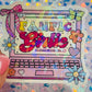 Fanfic Girlie Holographic Bookish Laptop Sticker