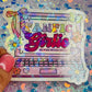 Fanfic Girlie Holographic Bookish Laptop Sticker