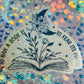 To Ban a Book Is to Fear Its Magic Holographic Book Lover Sticker