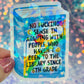 No Fucking Sense Library Holographic Sticker