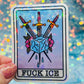Fuck ICE Holographic Activist Sticker – Resistance Art