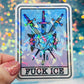 Fuck ICE Holographic Activist Sticker – Resistance Art