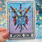 Fuck ICE Holographic Activist Sticker – Resistance Art