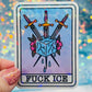 Fuck ICE Holographic Activist Sticker – Resistance Art