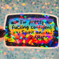Spirit Animal Has Rabies Holographic Sticker