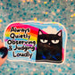 Judging Loudly Holographic Sticker