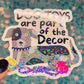 Dog Toys Decor Holographic Sticker