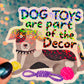 Dog Toys Decor Holographic Sticker