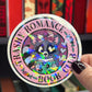 Trashy Romance Book Club Raccoon Holographic Sticker, Spicy Dark Romance, Booktok, kindle laptop stickers Smut decal Funny Reader Bookish