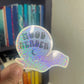 Mood Reader Holographic Sticker, Halloween Booktok stickers, kindle stickers, Fortune Teller Water Bottle Sticker Spooky Reader Sticker