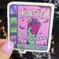 Monster Romance Sparkly Sticker Holographic Book Book Lover, Spicy Dark Romance, Booktok, kindle waterbottle laptop Romance Decal