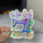 Oh Sew Lovely floral Holographic Sticker, Love Quilting Sticker, Sewing Waterbottle Sticker, Machine Sticker, Sew Decal, Fall Quilting