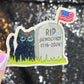 RIP Democracy Holographic Sticker Political Decal Kamala Decal Anti Trump Pro Choice Feminist Sticker Liberal Democrat