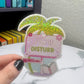 Do Not Disturb I'm Reading Sticker Holographic Summer Decal for Readers bookish sticker gift for readers kindle waterbottle laptop decal