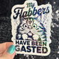 My flabbers have been gasted Funny Holographic Sticker Mental Health Sticker Sparkly Spread Positivity Good Vibes Decal
