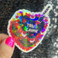 True Crime Cake Bookish Holographic Sticker Decal, Spicy Dark Romance, Horror Bookish kindle laptop Reader Bookish Present Gift