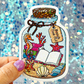 Beach Book Club Holographic Sticker