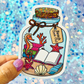 Beach Book Club Holographic Sticker